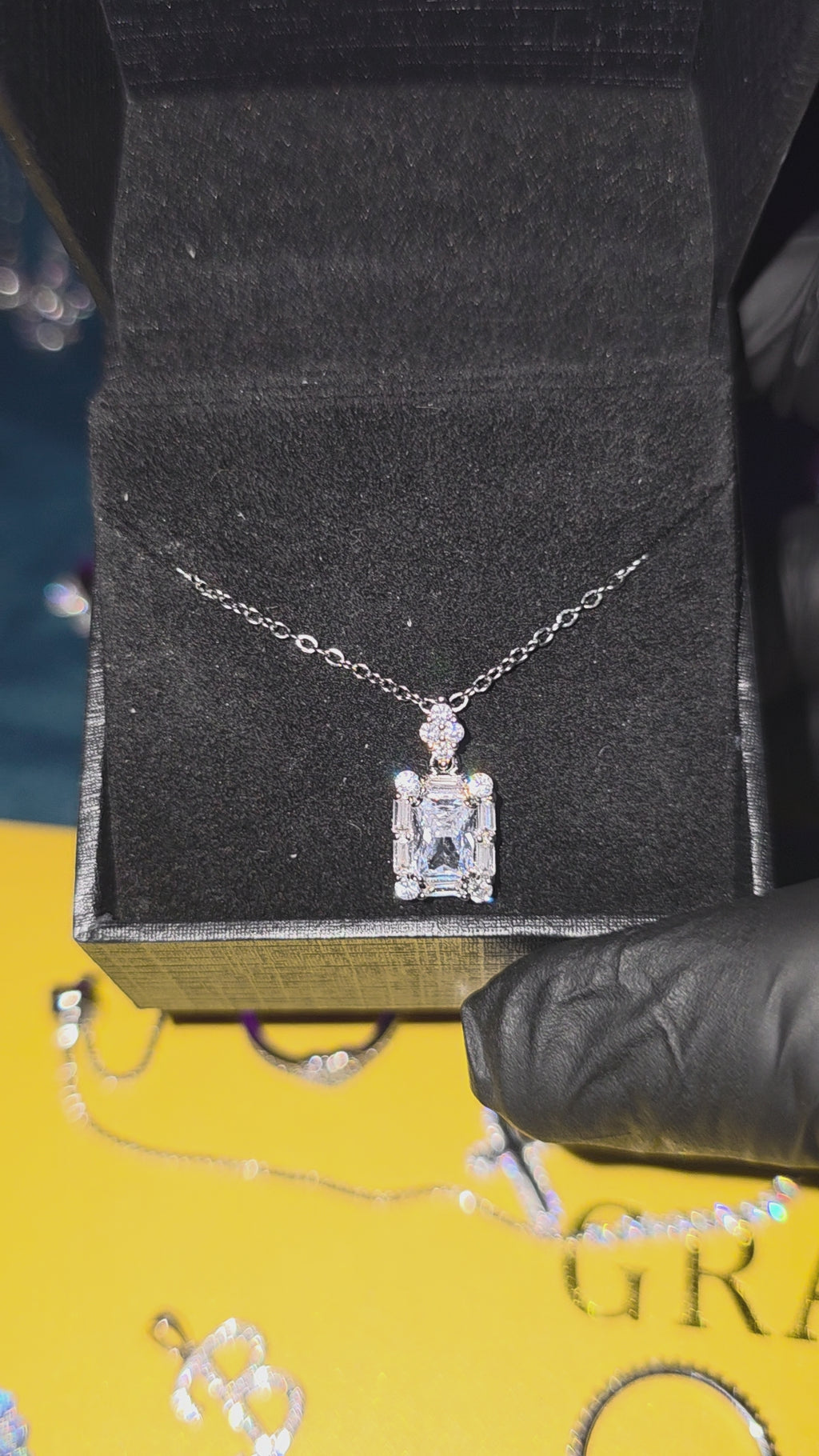 .925 sterling silver necklace + pendant