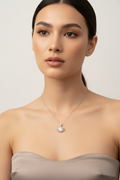 .925 sterling silver necklace + pendant
