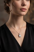 .925 sterling silver necklace + pendant