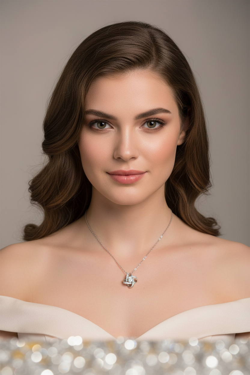.925 sterling silver necklace + pendant